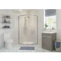 Envy Element 800mm 2 Door Quadrant - Chrome - 0