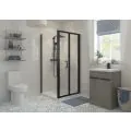 Envy Element 1500mm Sliding Door - Black - 1