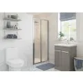 Envy Element 760mm Bi-fold Door - Chrome - 0