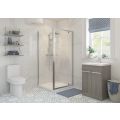 Envy Element 760mm Pivot Door - Chrome - 1