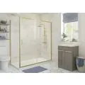 Envy Element 900mm Side Panel - Brushed Brass - 0