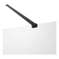 Envy Trend 700mm Wetroom Panel & Support Bar - Black - 2