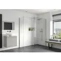 Envy Trend 760mm Wetroom Side Panel & Arm - Chrome - 1