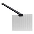 Envy Trend 800mm Wetroom Side Panel & Arm - Black - 2