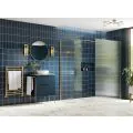 Envy Trend 900mm Fluted Wetroom Panel & Side Panel Arm - Brushed Brass - 0