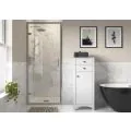 Envy Trend 760mm Hinged Door - Chrome - 0