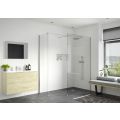 Envy Trend 900mm Wetroom Side Panel & Arm - Chrome - 0