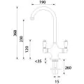 Bristan Renaissance Easyfit Sink Mixer RS SNK EF C - 1