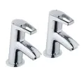 Bristan Smile Basin Taps Chrome (SM 1/2 C) - 0