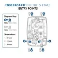 Triton T80ZFF 7.5kW Fast Fit Electric Shower SP8007ZFF - 2