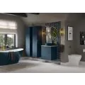 Vasca Sicily 500mm WC Unit - Matt Deep Blue - 3