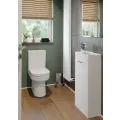 Vasca Forte 500mm Floor Standing WC Unit - White Gloss - 1