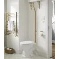 Vasca Vorrei High Level WC & Satin White Wood Effect Seat - 2