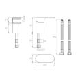 Abacus Ki Deck Mounted Single Lever Mixer TBTS-052-3201 - 1
