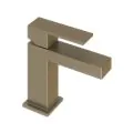 Abacus Plan Mini Mono Basin Mixer Brushed Nickel TBTS-267-1204 - 0
