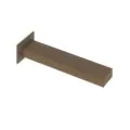 Abacus Plan Wall Mounted Bath Spout Brushed Bronze TBTS-268-3802 - 0