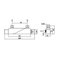 Abacus Twist Chrome Shower Mixer TBTS-29-4502 - 1