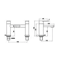 Abacus Edition Chrome Bath Filler TBTS-32-3202 - 1