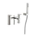 Abacus Edition Chrome Bath Filler with Hand Shower TBTS-32-3204 - 0