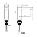 ABACUS LOGIC CHROME MINI MONO BASIN MIXER (TBTS-33-1204) - 1