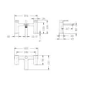 Abacus Logic Chrome Bath Filler Shower TBTS-33-3204 - 1