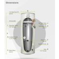 Joule Cyclone Air 300 Litre Standard Indirect Unvented Cylinder TCEMVA-0300LFC - 1