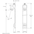 Bristan Push Button Timed Flow Shower Panel TFP4001 - 1