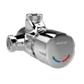 Bristan Timed Flow Temperature Adjustable Manual Shower Valve With Vandal Resistant Shower Head TFS 1 C - 1