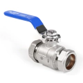 Inta 28mm Full Bore Compression Ball Valve with Lever Handle TR28LBV - 0