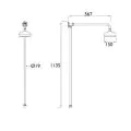 Bristan Traditional Rigid Riser TRD RISE C - 1
