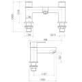 Trisen Kawa Black Bath Filler TT925 - 1