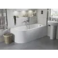 Vasca Distino 450x400mm 1TH Basin & Full Pedestal - 3