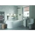 Vasca Distino 450x400mm 1TH Basin & Full Pedestal - 1