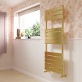 Vasca Piatto Square Ladder Radiator (500x1500mm) - Brushed Brass - 1