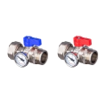 Polypipe Swivel Temperature Gauge Ball Valves UFH164 - 0