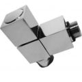 Abacus Ultima 15mm Angled Square Valve Brushed Nickel (ULRV-35-5005) - 0