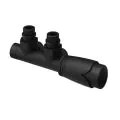 Abacus Euro50 Angled Thermostatic Radiator Valve Matte Black ULRV-55-2005 - 0
