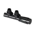 Abacus Euro50 Angled Thermostatic Radiator Valve Black Nickel ULRV-55-5505 - 0