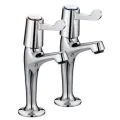Bristan Lever High Neck Pillar Taps VAL HNK C CD - 0