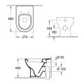 Abacus Simple Back-to-Wall WC Pan VBSW-35-1005 - 1