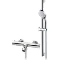 Abacus Vessini Exposed Thermostatic Bar Bath/ Shower Mixer VEKT-05-0030 - 0