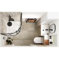 Vasca Fino 900mm F/S L-Shape Pack & Basin (RH) - Oak  - 2