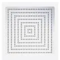 Abacus Vessini Square Ultra Thin Shower Head 500mm VESK-05-1050 - 0