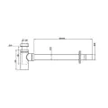 Abacus Designer Bottle Trap Round Brushed Nickel VETW-057-0510 - 1