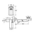 Abacus Wall Mounted Basin Odour Trap VIE-570323 - 1
