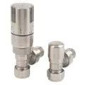 MHS Finchley Angled TRV 15mm Satin VLVFIN-ABTRV - 0