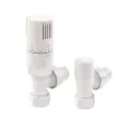 MHS Finchley Angled TRV 15mm White VLVFIN-AWTRV - 0