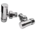MHS Studio Manual Angled 15mm Chrome Valve Set VLVST-AC - 0