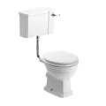 Vasca Vorrei Low Level WC & Satin White Wood Effect Seat - 0