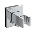 Bristan Square Wall Outlet with Handset Holder WOSQ02 C - 0